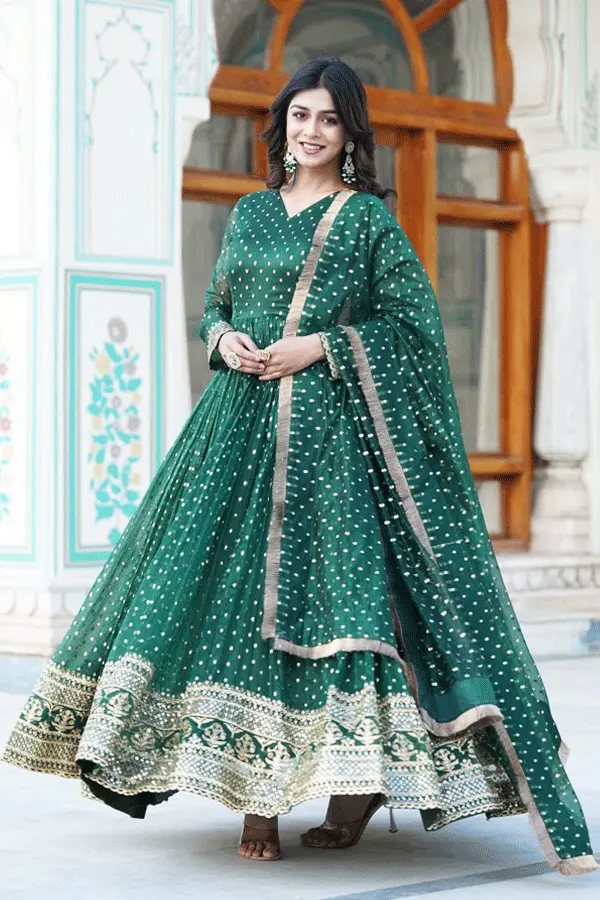 Raksha Bandhan outfit ideas 2025 pastel Anarkali for Raksha Bandhan 2025