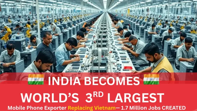 India becomes 3rd largest mobile phone exporter, surpassing Vietnam in 2024